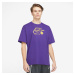 Nike Dri-FIT NBA Los Angeles Lakers Logo Tee - Pánske - Tričko Nike - Fialové - DR6818-504