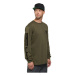 HORSEFEATHERS Tričko Tall Typo LS - burnt olive GREEN