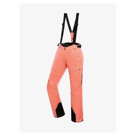 Oranžové dámske lyžiarske nohavice s membránou PTX ALPINE PRE Osaga ALPINE PRO