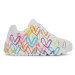 Skechers Sneakersy Uno Lite Spread The Love 314064L/WML Biela