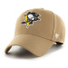 Pittsburgh Penguins čiapka baseballová šiltovka 47 MVP SNAPBACK NHL camel beige