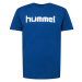 Hummel Tričko  kráľovská modrá / biela