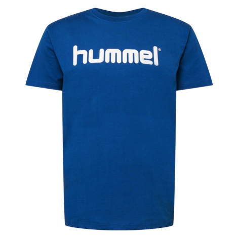 Hummel Tričko  kráľovská modrá / biela