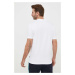 Bavlnené tričko BOSS biela farba, s nášivkou, 50485158