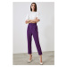 Trendyol Purple Button Knitted Pants