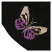 Lewro ROSIE Dievčenská pletená čiapka, čierna, veľkosť