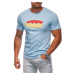 Edoti Men's printed t-shirt