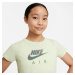 Nike Sportswear Girls Crop Tee - Dámske - Tričko Nike - Zelené - DJ6932-303