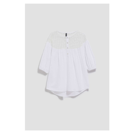 WOMEN'S SHIRT L-KO-4038 WHITE Moodo