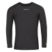 PROGRESS SKINNER LS Pánske lepené športové tričko, čierna, veľkosť