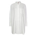 Tommy Hilfiger Šaty - ICONS CO ARCHIVE SHIRT DRESS LS biele