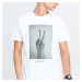 Tričko Urban Classics Peace Sign Tee White