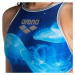 Arena one floating tech back one piece silver/white/navy xl - uk38