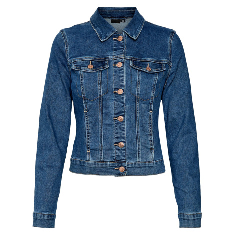 Vero Moda Dámska džínsová bunda VMLUNA 10279492 Medium Blue Denim S