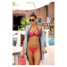 Lara Nectarine Ortensia-Blu Swimwear M-511 Coral-Blue