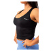 Women's tank top Nebbia Sporty Slim-Fit Crop Tank Top 422 black M