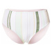 ROXY Bikinové nohavičky 'Sea & Waves'  zelená / broskyňová / pastelovo ružová / biela