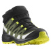 Salomon XA Pro V8 Mid CSWP K 472896 black/deep lichen dětské nepromokavé trekové boty