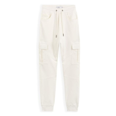 CELIO COKIT4 Pánske voľnočasové nohavice, biela, veľkosť