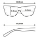 Turistické slnečné okuliare MH140 polarizačné kategória 3 sivé