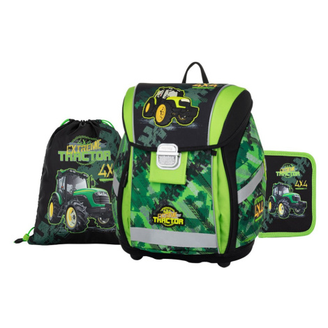 Oxybag Školský set 3-dielny PREMIUM LIGHT traktor