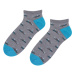 Ponožky Bratex POP-M-136 Grey Melange