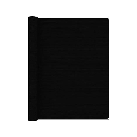 Koberec do stanu 250 × 500 cm čierny
