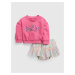 GAP Baby Set Sweatshirt & Shorts - Girls