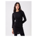 LC Waikiki Crew Neck Straight Long Sleeve Women's Dress