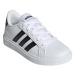 Juniorská rekreačná obuv ADIDAS Grand Court 2.0 K cloud white core black core black