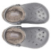 Crocs BAYA LINED CLOG T Detské šľapky, sivá, veľkosť 23/24