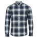 Tommy Jeans  TJM REG CHECK FLANNEL SHIRT EXT  Košele s dlhým rukávom Námornícka modrá