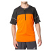 Oranžovo-čierne športové tričko Asics Fujitrail Top Tee 2011B895-800