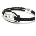 Šperky Diesel A-Rope Bracelet Čierna