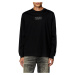 Tričko Diesel T-Must-Ls-Slits-N T-Shirt Čierna