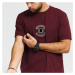 FRED PERRY Embroidered Sheild Tee vínové