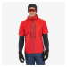 Pánska skialpinistická vesta Pacer červeno-tmavomodrá