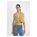 DEFACTO Crop Blazer Vest