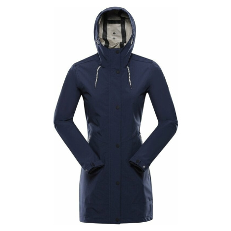 Alpine Pro Perfeta Women's Waterproof Coat with PTX Membrane Mood Indigo Outdoorová bunda