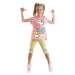 Denokids Cats Girl's Summer Tunic T-shirt Leggings Set