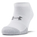 Under Armour Heatgear No Show Socks White