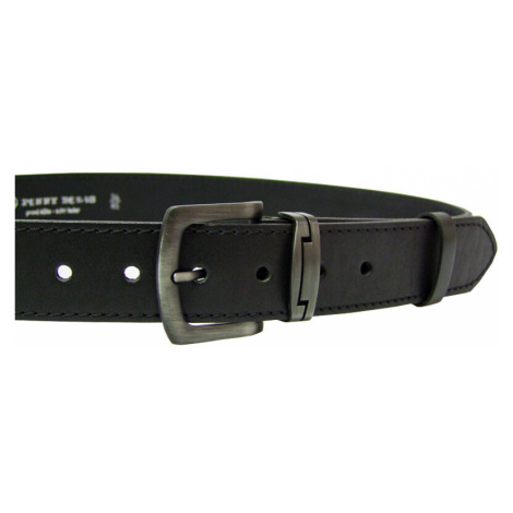 Penny Belts Pánsky kožený opasok 9-1-60 black 100 cm