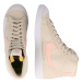 Nike Sportswear Členkové tenisky 'BLAZER MID 77 NEXT NATURE'  svetlohnedá / lososová / ružová / 