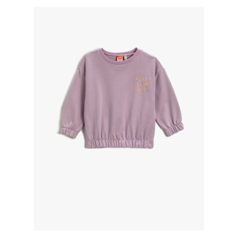 Koton Baby Girl Lilac Sweatshirt