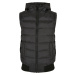 Little boys' vest with bubble hood black/black