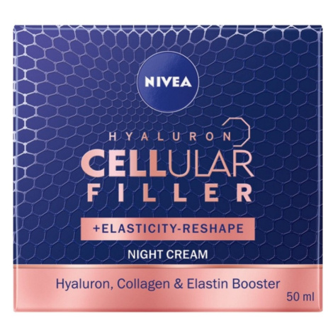 NIVEA Remodelačný nočný krém Hyaluron Cellular Filler 50 ml
