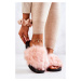 Slippers with fur Rubber Light Pink Pollie