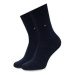 Tommy Hilfiger Súprava 3 párov vysokých dámskych ponožiek 701220262 Tmavomodrá