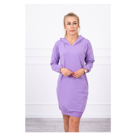 Purple dress with hood