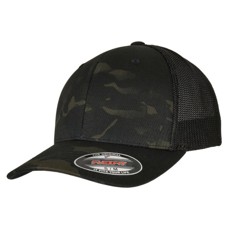 Multicam Trucker Mesh Cap multicam black